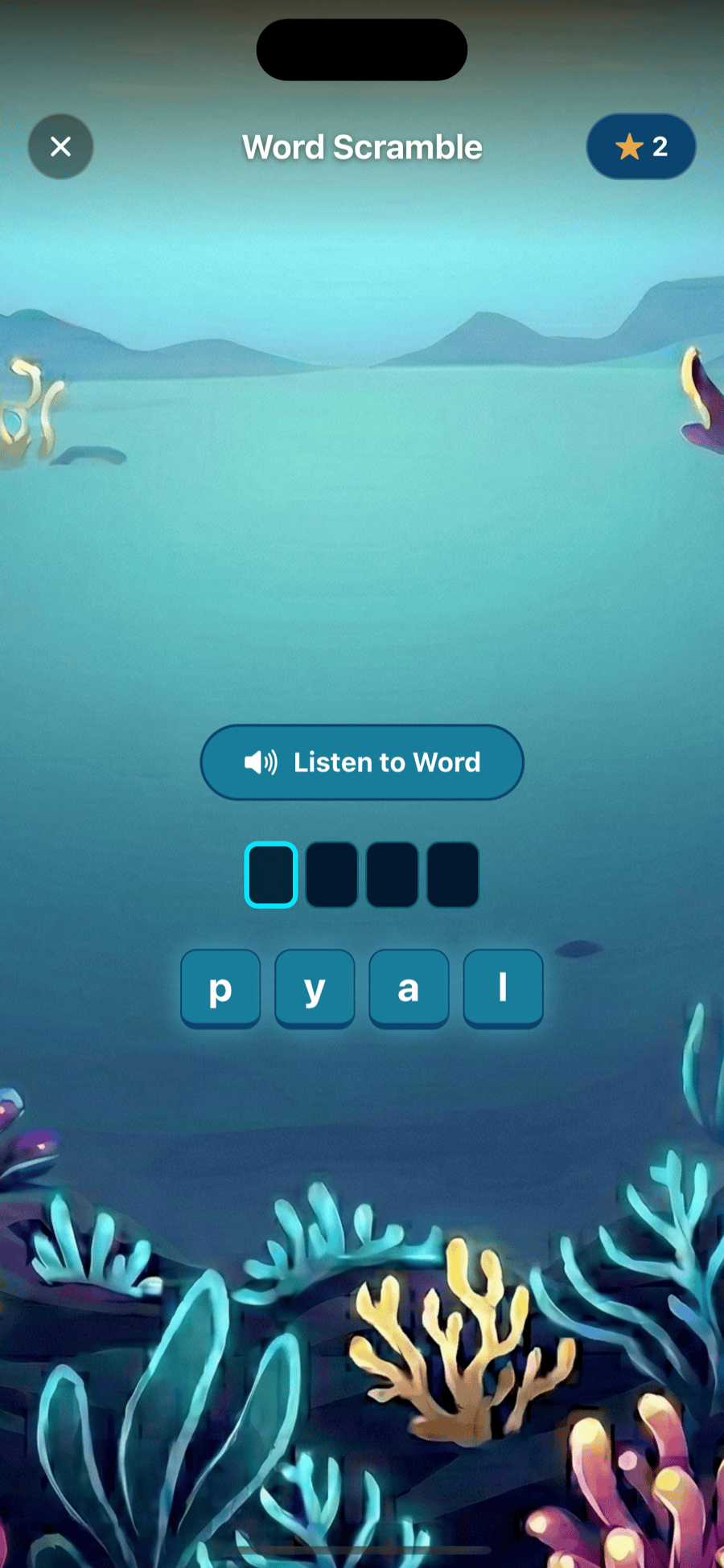 Scramble gameplay