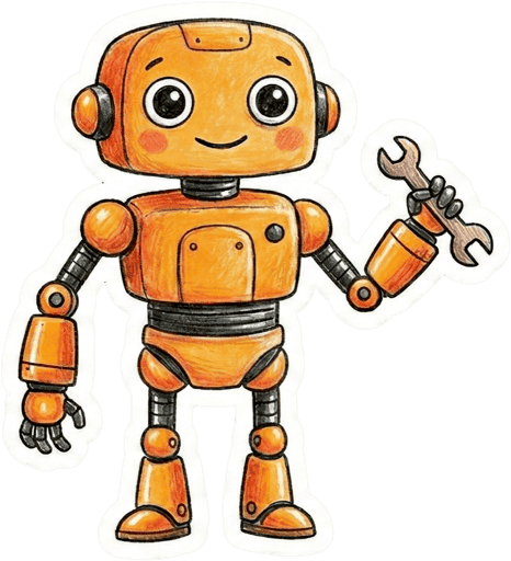 Robot sticker